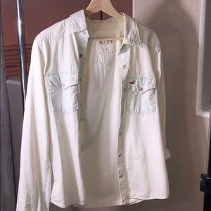 Hollister light denim shirt